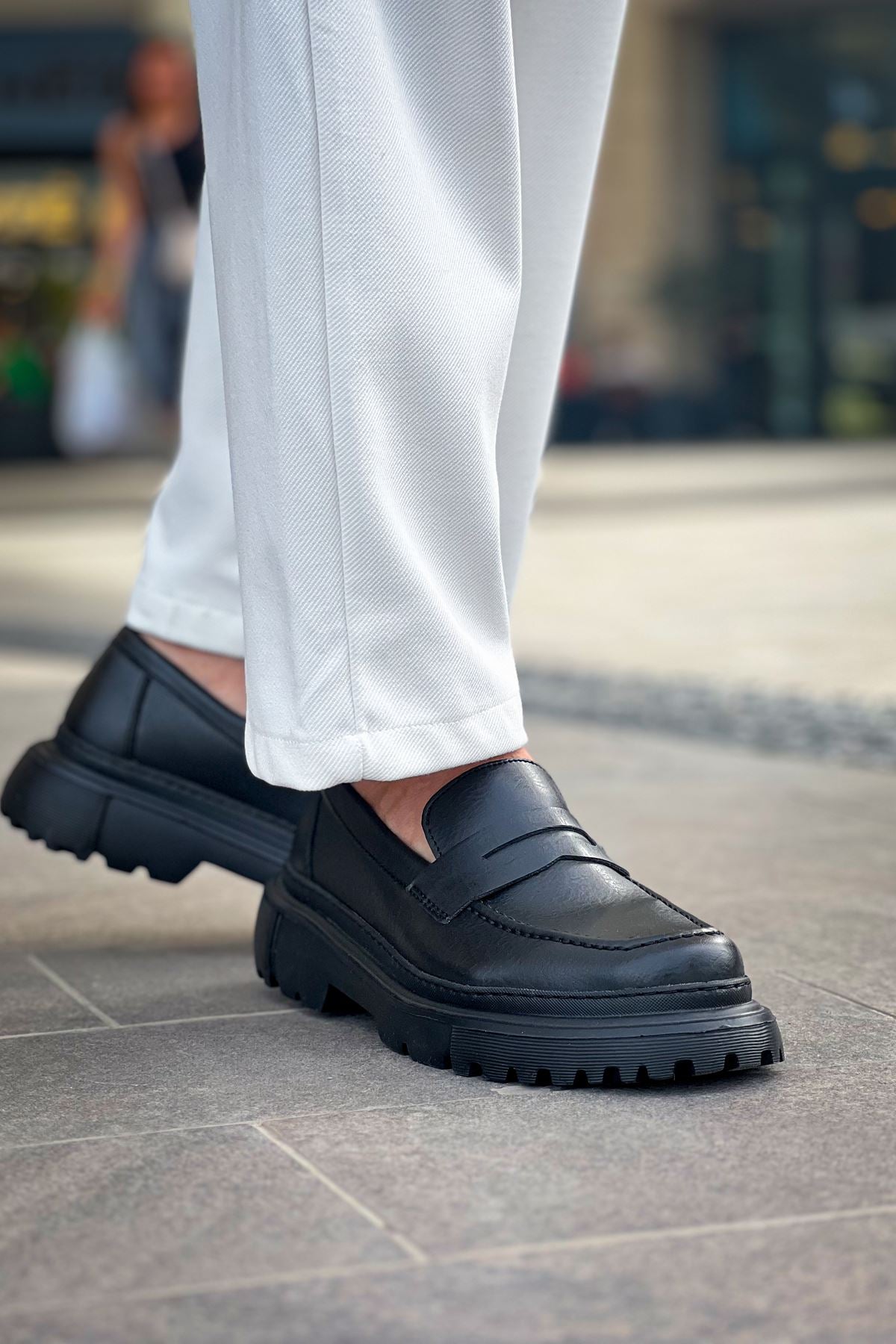 Chekich 2417 FST Black Men Loafer