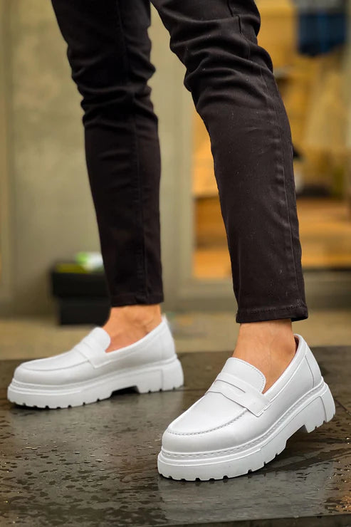 Chekich 2417 FBT White Men Loafer